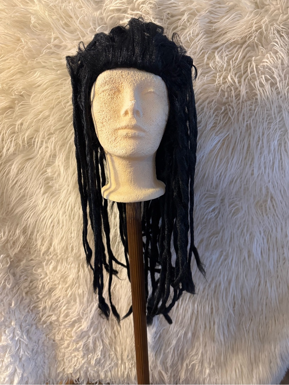 Black Synthetic Dreadlock Wig (E7)